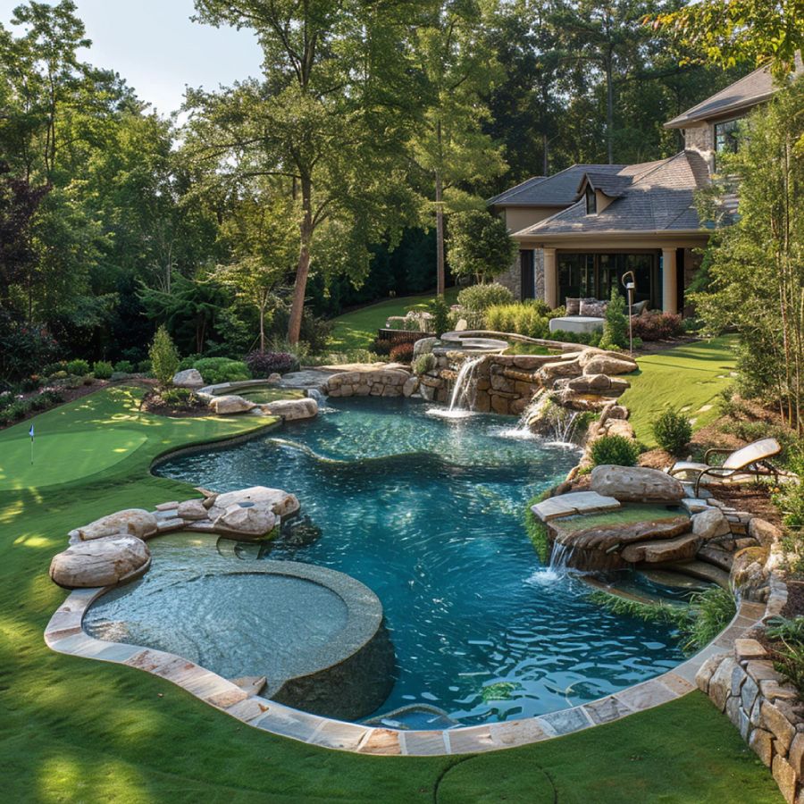 Création de piscine naturelle – Bio Thop Paysage Piscine naturelle aménagée par Bio Thop Paysage