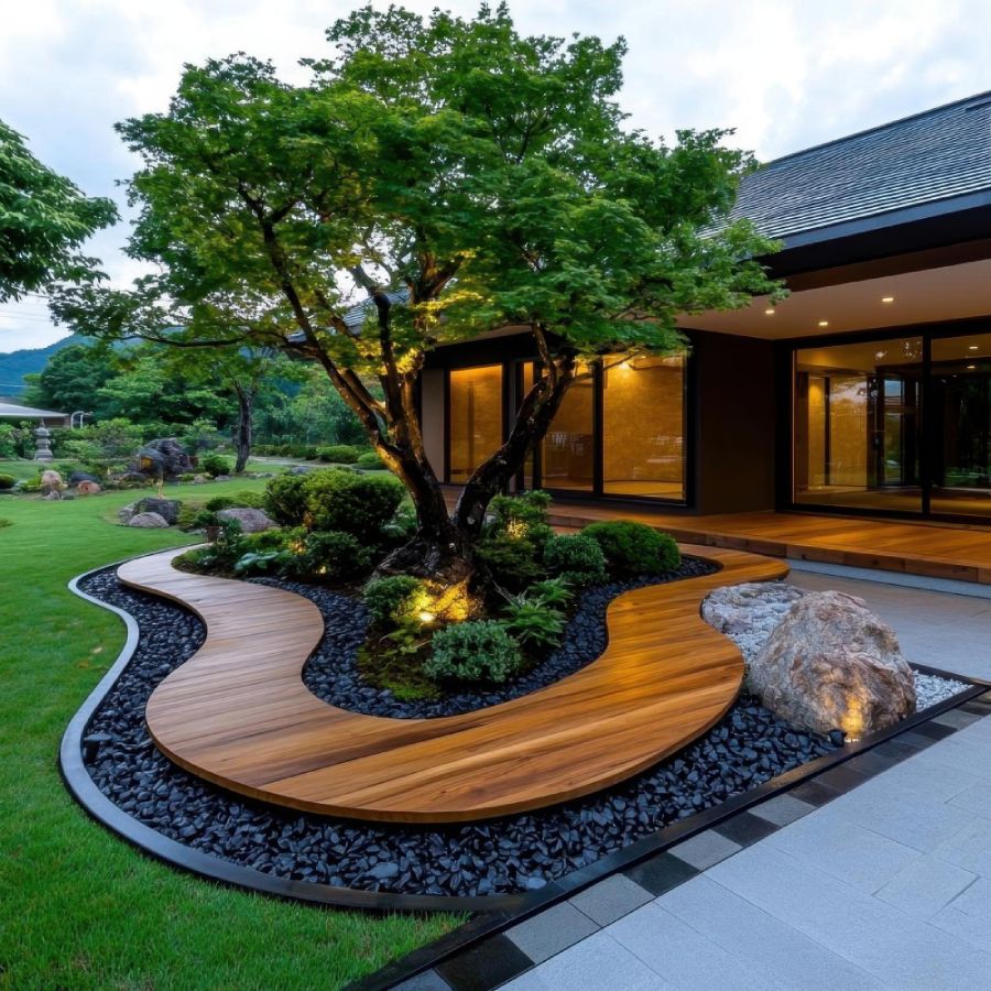 Aménagement extérieur sur mesure – Bio Thop Paysage Aménagement extérieur réalisé par Bio Thop Paysage